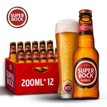 SUPER BOCK 超级波克 经典黄啤 200ml*12瓶 *2件