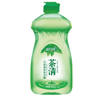 【苏宁易购超市】蓝月亮茶清天然绿茶洗洁精500g/瓶*2