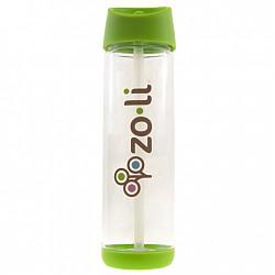 美国 中立（Zoli）儿童水杯吸管杯 吸管水杯530ml（绿色） *3件