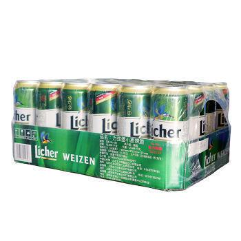 【京东超市】德国进口啤酒 力兹堡（Licher）小麦啤酒 500ml*24听 整箱装 *2件