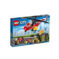 LEGO 乐高 City系列 消防直升机组合 257颗粒 60108 5-12岁