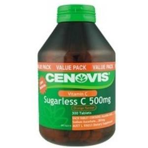CENOVIS 无糖 橙子味 500mg 维生素C 咀嚼片 300片