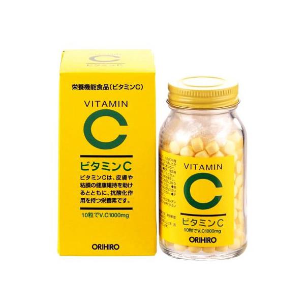ORIHIRO 天然维生素C补充剂 柠檬味 300粒
