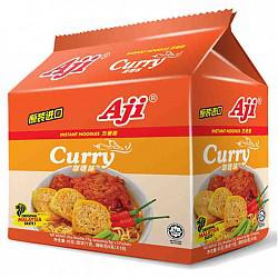 【京东超市】马来西亚进口 Aji 方便面 咖喱味 泡面五连包 85g*5袋 *2件