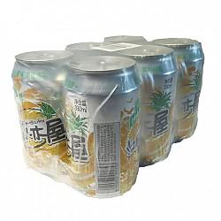 青岛汉斯啤酒 小木屋果啤 1*6*330ml罐装塑包