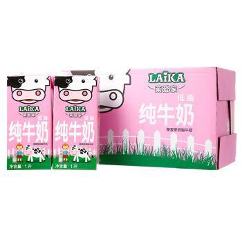 【京东超市】德国 进口牛奶 莱爱家（LAIKA）低脂牛奶 1L*12 整箱装 *12件