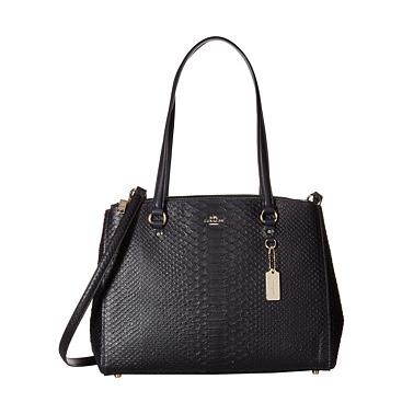 COACH 蔻驰 Stamped Snakeskin Stanton Carryall 女士手提斜挎包