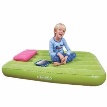 INTEX 儿童空气床66801儿童彩色植绒充气床垫