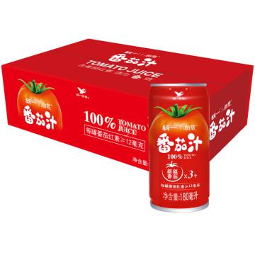 统一 番茄汁 180ml*24罐 *3件