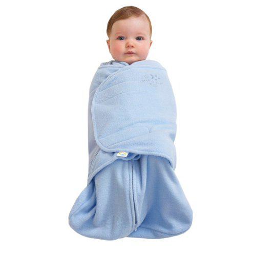 美国HALO 包裹式婴儿安全睡袋摇粒绒蓝色S