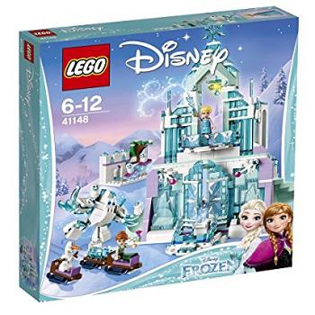 人气款！LEGO  乐高迪士尼系列41148艾莎的魔法冰雪城堡
