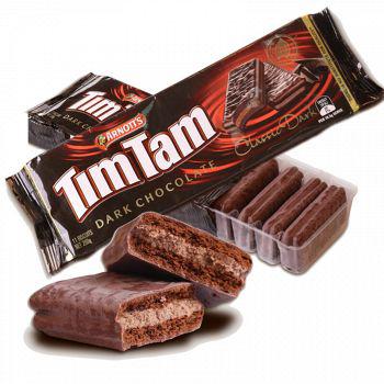 移动端：【京东超市】天甜 timtam 浓香黑巧克力夹心威化饼干 200g 澳大利亚进口