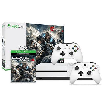 Microsoft 微软 Xbox One S 1TB 游戏主机《战争机器4》同捆版+额外手柄