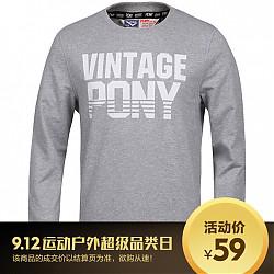 波尼PONY 男子 休闲运动系列 圆领卫衣 54M2GS03SY M码