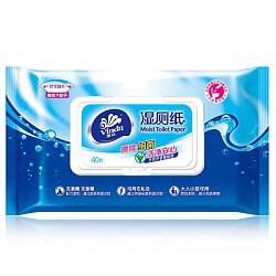 【苏宁易购超市】维达（Vinda） 湿巾 居家洁净湿厕纸 40片 *1包 *2件