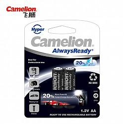 飞狮（Camelion） 高功率低自放5号镍氢充电电池 2000毫安时 2节卡装 适用于闪光灯/数码相机/无线鼠标