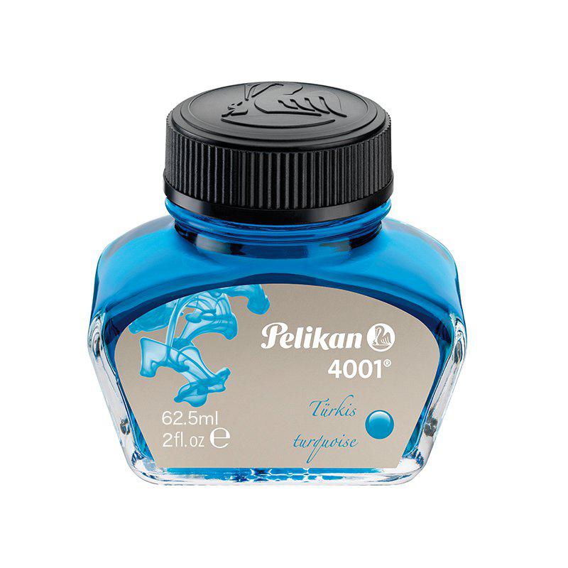 Pelikan 百利金 4001 水性染料墨水 62.5ml 土耳其蓝