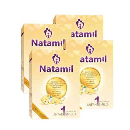 Natamil 婴幼儿配方奶粉1段 800g*4盒
