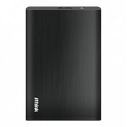 埃森客（Ithink）移动硬盘2T 金属拉丝散热防震小巧轻薄 2.5英寸USB3.0高速2TB移动硬盘