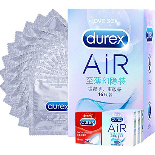 Durex 杜蕾斯 避孕套安全套 AIR定制礼盒 （air*19只+随机赠倍滑超薄2只或亲昵4只）