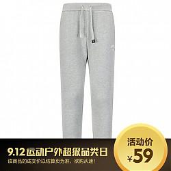 波尼PONY 男子 休闲运动系列 针织长裤 54M2KP01SY L码