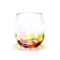 副岛硝子工业 肥前硝子/肥前Vidro 纯手工制作虹色水滴形玻璃杯 300ml
