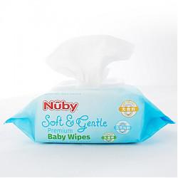 Nuby努比婴儿带盖洁肤湿巾88抽*3包入