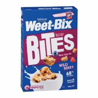 Weet-Bix 谷物即食麦片块 健康谷物 低脂低卡* 两盒