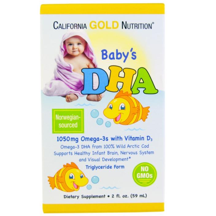 California Gold Nutrition 婴幼儿DHA补充剂 59ml