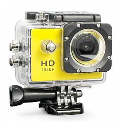 Paulone 运动摄像机 1080P高清防水户外运动相机 DV行车记录仪 高清骑行登山潜水摄像机 SJ5000黄色
