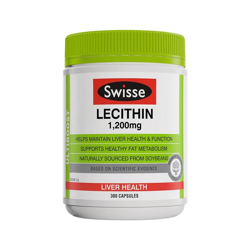 Swisse Lecithin 1200mg 大豆卵磷脂胶囊 300粒