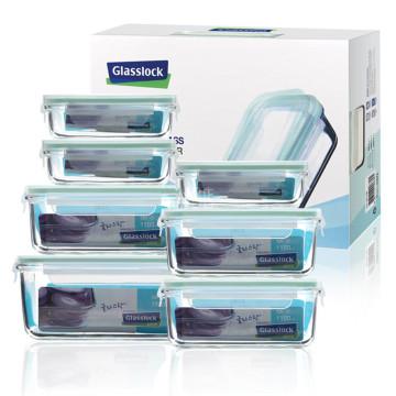 Glasslock 三光云彩 GL10-7ABC 钢化玻璃保鲜盒 七件套 *2件
