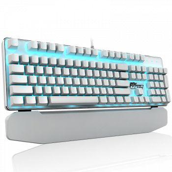 ROYAL KLUDGE RK920 悬浮式背光机械键盘（白色冰蓝背光）