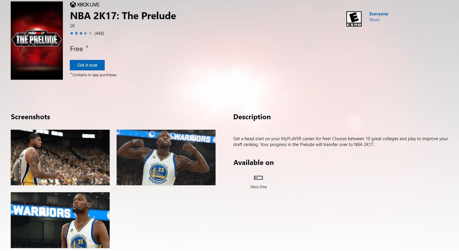 《NBA 2K18》Demo“序章”开放下载，《极限竞速7》进入压盘阶段