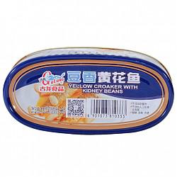【京东超市】古龙食品 鱼罐头 下饭菜 豆香黄花鱼120g