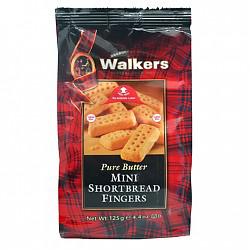 英国进口 沃尔克斯（Walkers）沃尔克斯迷你指形黄油酥饼125g