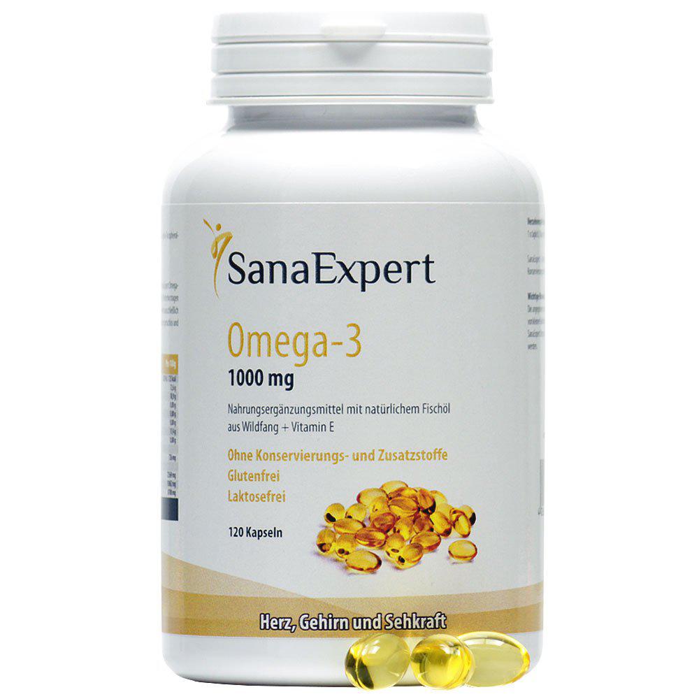 SanaExpert 森诺专家 Omega-3 深海鱼油胶囊 120粒