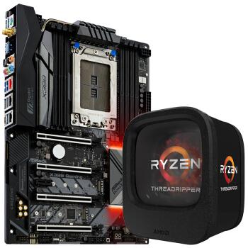 AMD Ryzen 锐龙 Threadripper 1920X CPU + 华擎 X399 Professional Gaming主板