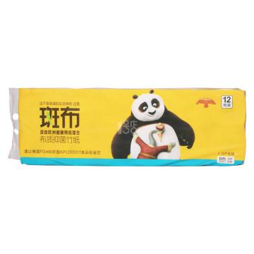 BABO 斑布 功夫熊猫系列卫生卷纸 四层 180g 12卷 2.16kg/提 *2件