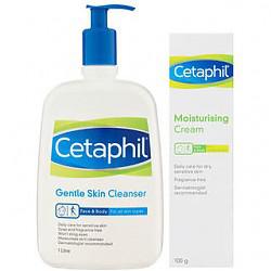 Cetaphil 丝塔芙 温和洁面乳 1L+保湿润肤霜 100g