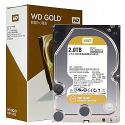 西部数据(WD)金盘 2TB SATA6Gb/s 7200转128M 企业硬盘(WD2005FBYZ）
