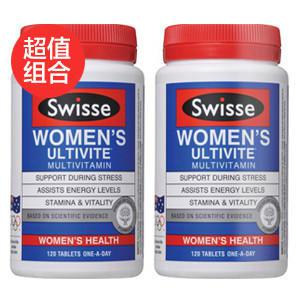 Swisse 女性多维生素多矿物质抗氧化草本营养片 120片 *2件