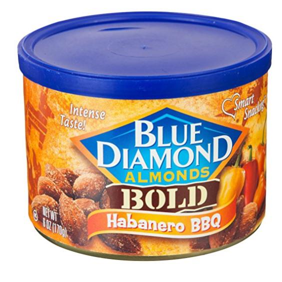 Blue Diamond 蓝钻石 哈瓦那烧烤味/熏制风味 扁桃仁 170g *4件