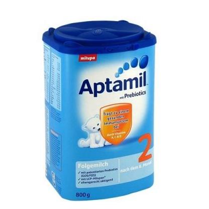 Aptamil 爱他美 Prebiotics 婴幼儿配方奶粉 2段 800g *4件