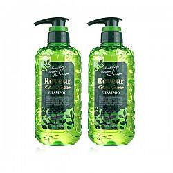 Rêveur 无硅洗发水 烫染修护型 绿瓶 500毫升*2瓶 油性烫染发质