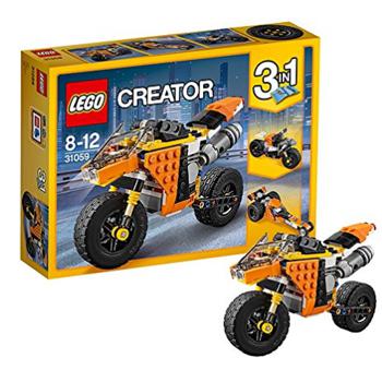 LEGO乐高 Creator 创意百变系列 落日街头摩托车