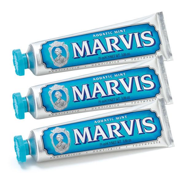 MARVIS 牙膏 海洋薄荷味 3支装
