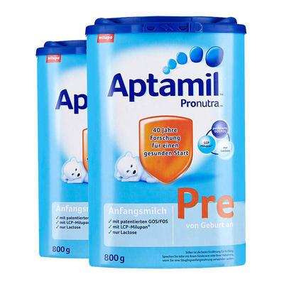 Aptamil 爱他美 新生婴儿奶粉 Pre段 (0-6个月) 800g*2罐