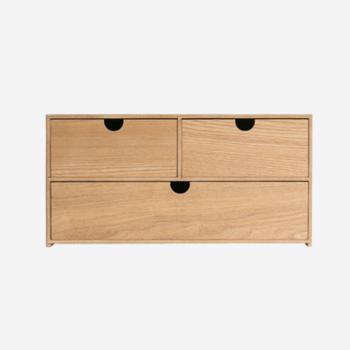 日式木质收纳盒 2层