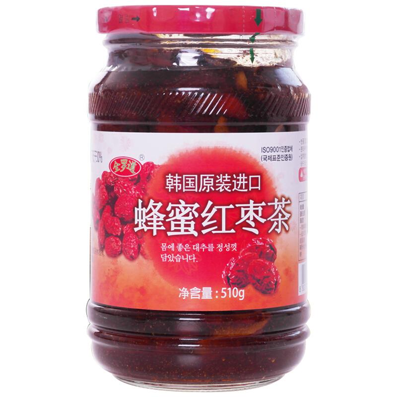 全罗道 韩国原装进口 蜂蜜红枣茶510g